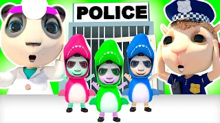 Yes Police Song | Funny Kids Songs + More Nursery Rhymes & Short Cartoon Stories | Dolly and Friends