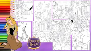 Disney Sleeping Beauty Story in Pictures - Princess Aurora Coloring Pages