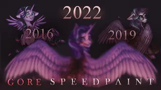 [GORE/13+] Starlight's Wings Redraw (3.0) - MLP Speedpaint