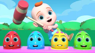 Yes Yes Playground Song | Surprise Eggs - Baby Leo Nursery Rhymes & Kids Songs