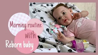 УТРЕННИЕ дела с РЕБОРНОМ! MORNING ROUTINE with REBORN BABY Roleplay