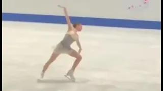 Alina Zagitova World Champ 2019 SP Practice Main Rink