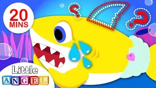 Baby Shark: Where is my Fin? | Johny Johny Yes Papa |Princess Songs | Rhymes by Little Angel
