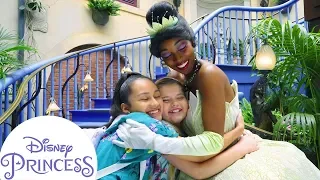 Asking Tiana Questions at Disneyland! | Disney Princess