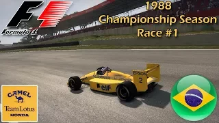 F1 1988 Career Mode #1: Brazilian Grand Prix (F1 2013 Mod)