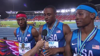 IAAF/BTC World Relays Bahamas 2017 - 4X100m men Final Team USA Gold