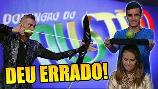 MÁGICAS QUE DERAM ERRADO NA TV!