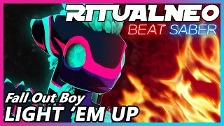 Beat Saber | My songs know what you did in the dark (Light em up) | Full Body Tracking | Avali