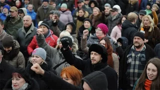 Хроники заБеларусь. Тунеядцы на марше