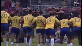 Brazil responds to the Haka. [Brazil vs Māori All Blacks '18]