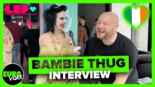 🇮🇪 BAMBIE THUG - 'DOOMSDAY BLUE' (INTERVIEW) // London Eurovision Party // Ireland Eurovision 2024