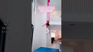 Aerial Hammock Tutorial - Superman Double Drop - Aerial Silks Tutorial