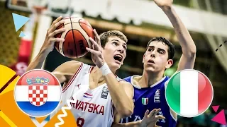 Croatia v Italy - Full Game - Round of 16 - FIBA U16 European Championship 2018