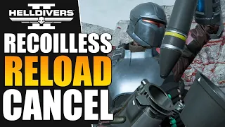 Helldivers 2 - Recoilless Reload Cancel is Fun (Helldive Solo)