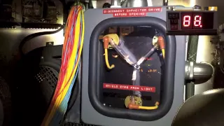 DeLorean Time Machine - Time Circuits demonstration