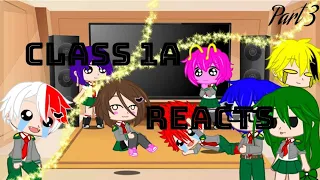 Class 1A Reacts to Gremlin Deku | Part 3 of Pro Heros + LOV Reacts... | Gremlin Deku AU