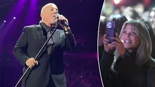 Christie Brinkley’s ex-husband Billy Joel serenades her at concert 30 years after split.