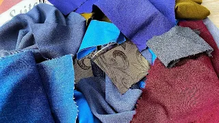 Одна полезная идея, как из обрезков некрасивой ткани и старых джинсов сшить коврик DIY мастер-класс