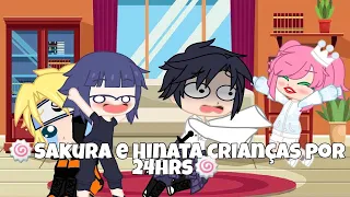 🍥Hinata e Sakura viraram crianças por 24hrs🍥GC (contém naruhina e sasusaku)