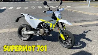 JE TESTE LE 701 SUPERMOTO HUSQVARNA 2022‼️🚀