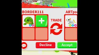 What People Trade For Turtle 🐢 🤯 #adoptme #roblox #adoptmetrading