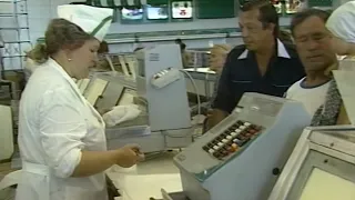 USSR. Moscow. Supermarket №60. Day of trade workers 24.07.1988