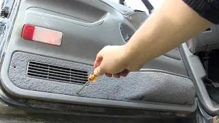 How to Fix a truck door panel that rattles
