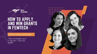 How to apply and win grants in FemTech