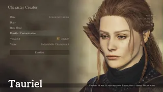 How to make Tauriel from The Hobbit - Dragon's Dogma 2 Character Creator & Storage