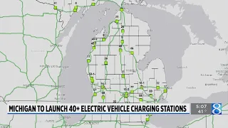 Federal cash paying for 41 EV charging stations along Michigan highways
