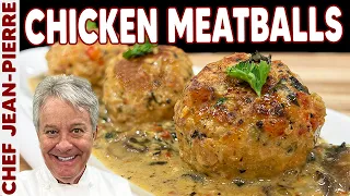 Chicken Meatballs! These Meatballs Are No Joke | Chef Jean-Pierre