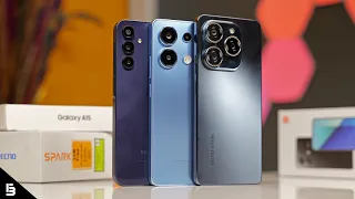 Samsung Galaxy A15 vs Redmi Note 13 vs Tecno Spark 20 Pro