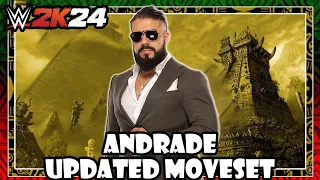 WWE 2K24 Andrade Updated Moveset + Superstar Settings