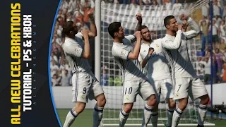 FIFA 17 NEW CELEBRATIONS TUTORIAL