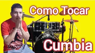 Como tocar Cumbia en la Iglesia // Tocar Cumbia en Batería Fácil y Rápido de diferentes formas.