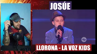 JOSÚE - LLORONA / LA VOZ KIDS | Reacción/Análisis🎤