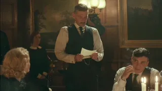 Discurso de Arthur en la boda de Tommy & Grace | Peaky Blinders