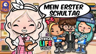 📚 Mein ERSTER SCHULTAG in der neuen SCHULE ￼💕 TEIL 1 🌸 DEUTSCHE TOCA BOCA STORY