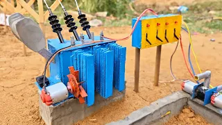 How to make electric powerful transformer | Mini water pump | Science project