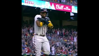 Ronald Acuña Jr knew he crushed that Home Run right away