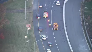 Medical emergency causes delays on I-495 in Chevy Chase