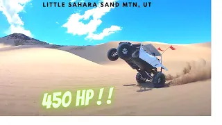 Turbo Yamaha YXZ rallying Little Sahara, UT.(HD)(500whp)