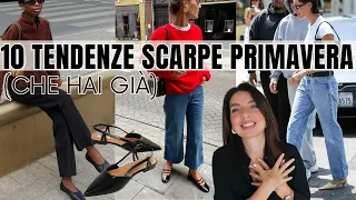 10 TENDENZE SCARPE PRIMAVERA ESTATE 2024 che hai già nell'armadio