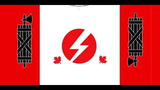 Canadian flag animation but in different ideologies