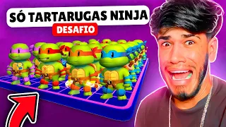 DESAFIO DAS TARTARUGAS NINJA NO STUMBLE GUYS - VIROU BAGUNÇA NO BLOCKDASH