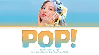 NAYEON - POP! Sub Español (나연 POP! 가사) (Color Coded Lyrics)