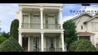 New Orleans Garden District Homes - Italianate Double Gallery, Queen Anne House, Greek Revival