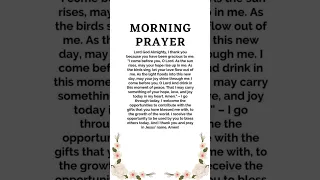 Morning Prayer #prayer #divinemercy #prayerforyou #jesus #shorts