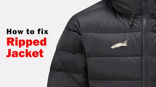 How to fix a ripped jacket without stitching