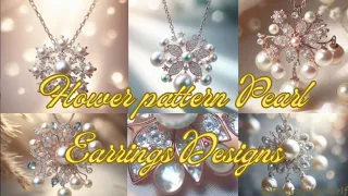 Pearl pendant designs - flower pattern - AI generated design ideas - 2023